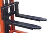 NIULI Handlift Forklift Pallet Lifter Hydraulic Lift Truck Double Frames Manual Stacker Hand Pallet Stacker 2500 Mm