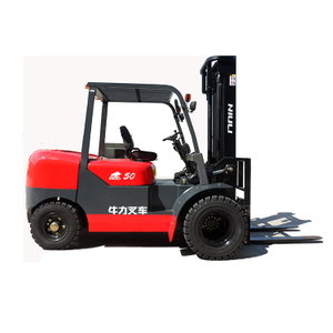Earth-moving Machinery Multi-wheel Diesel Forklift Double Front Wheels Forklift with Mitsubishi Engine
