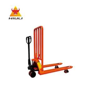 NIULI 3Ton Hand Lift Pallet Truck China Manufacturer 2500kg 2.5 Ton Hydraulic Manual Pallet Trolley Jack With Backrest