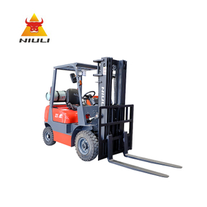 NIULI 2,5 Ton Cpapacity Gasolina GLP Empilhadeira com Motor Nissan K25