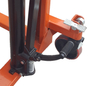 NIULI Handlift Forklift Pallet Lifter Hydraulic Lift Truck Double Frames Manual Stacker Hand Pallet Stacker 2500 Mm