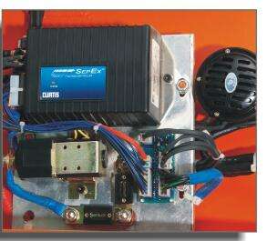 semi electric stacker truck