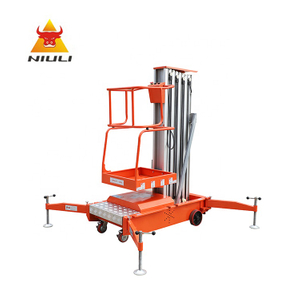 NIULI Small Aerial Mobile One Man Lift/home Cleaning Elevator Aluminum Lift/Aerial Personal Lift Ladder
