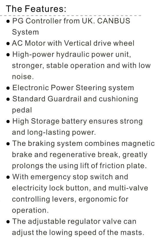 semi electric stacker