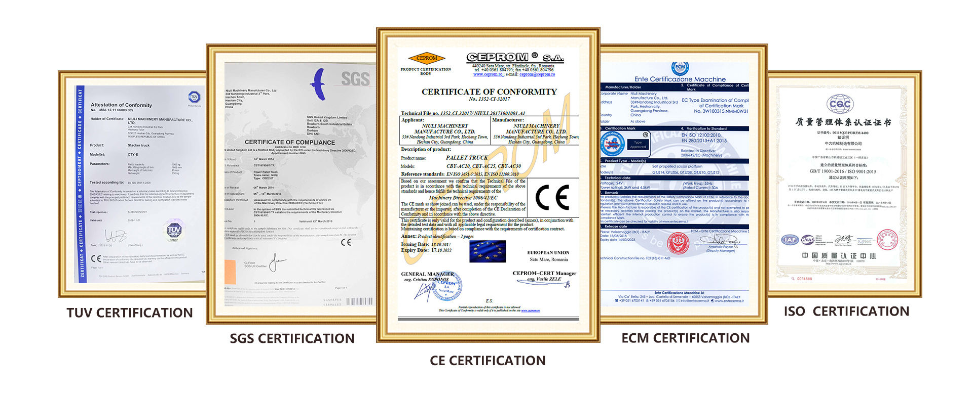 forklift certificate