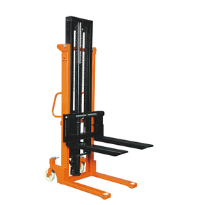 NIULI Handlift Forklift Pallet Lifter Hydraulic Lift Truck Double Frames Manual Stacker Hand Pallet Stacker 2500 Mm