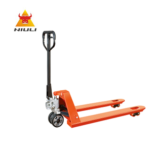 NIULI High Quality Casting Hydraulic Pump Manual Forklift 2ton 3ton Pallet Fork Lift Jack Hand Pallet Truck 2500kg for Sale
