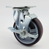 Heavy duty 45 wide brown TPR caster wheels